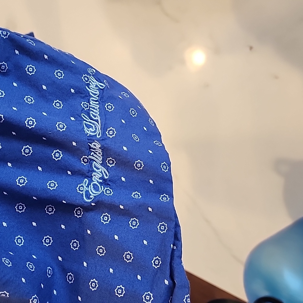 English Laundry Blue XL button down - Picture 4 of 4